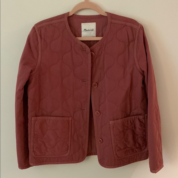 Madewell Quilted Liner Jacket Size Small NWOT - Picture 3 of 12